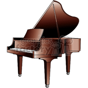   music instruments piano pianos  piano02125.gif Clip Art Music 