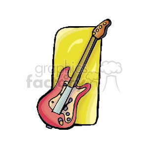 Electric guitar clipart. Royalty-free image # 150387