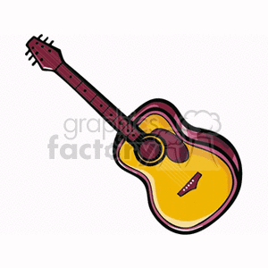   music instruments guitar guitars acoustic  acousticguitar2.gif Clip Art Music Strings 
