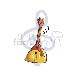   music instruments guitar guitars acoustic  balalaika.gif Clip Art Music Strings 