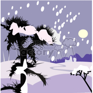 snowfall_evening001 clipart. Royalty-free image # 150984