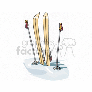 ski clipart. Royalty-free image # 152562