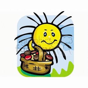 sunfall clipart. Royalty-free image # 152739