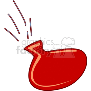 red whoopie Cushion  clipart. Royalty-free image # 153491