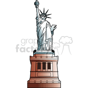 Statue of Liberty clipart. Commercial use image # 153648