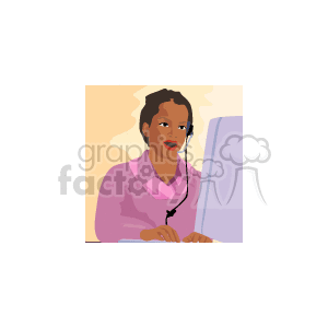 tech support clipart. Royalty-free image # 153732