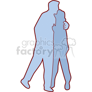   love romance romantic lovers couples couple people hug hugs hugging silhouette silhouettes Clip Art People 