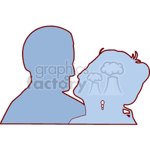   love romance romantic lovers couples couple people hug hugs hugging silhouette silhouettes kiss kissing Clip Art People 