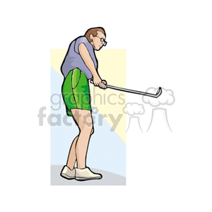 golfman clipart. Royalty-free image # 154410