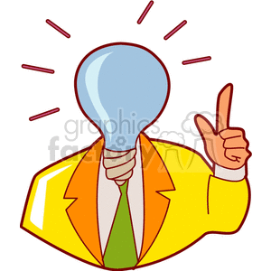   ideas lightbulb bulb light think thinking real estate realtor realtors entrepreneur man guy people lightbulbs idea  idea300.gif Clip Art People 
