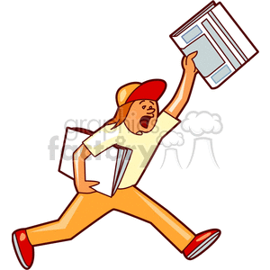 paperboy201 clipart. Commercial use image # 154745