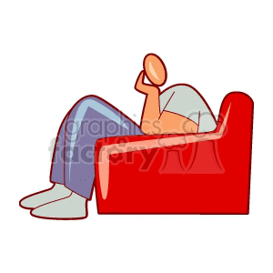   think thinking worry worried stress man guy people teenager teenagers chair chairs  thinking501.gif Clip Art People 
