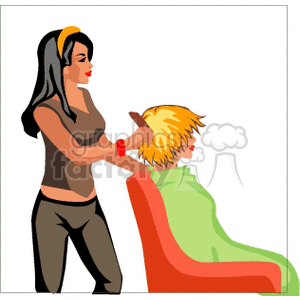 beautician  clipart. Commercial use image # 155587