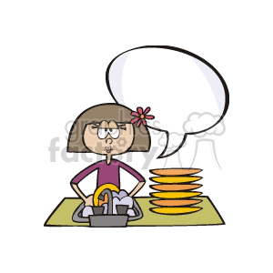  bubble thought thoughts people thinking comic comics funny characters dishes cleaning   tlkbubble05 Clip Art People 