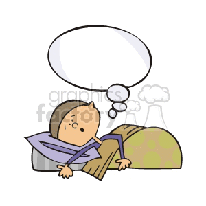 bubble thought thoughts people thinking comic comics funny characters sleep sleeping sleepy Clip+Art child