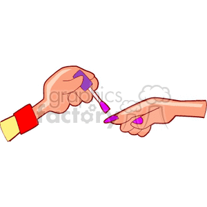   hand hands nail polish  manicure700.gif Clip Art People Hands 