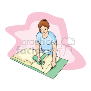 needlewoman121 clipart. Royalty-free image # 160345