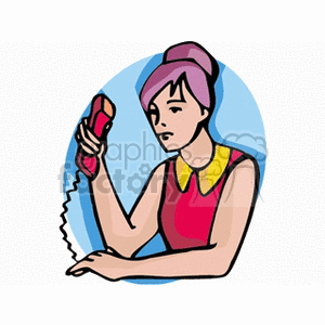 officegirl2 clipart. Commercial use image # 160367