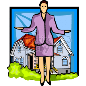 0004_realtor clipart. Commercial use image # 161598