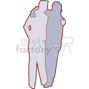   couples couple family romance people love silhouette silhouettes  couple402.gif Clip Art People Romance 