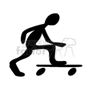   slihouette silhouettes skateboard skateboards skateboarding  0705SKATEBOARDING.gif Clip Art People Shadow People 