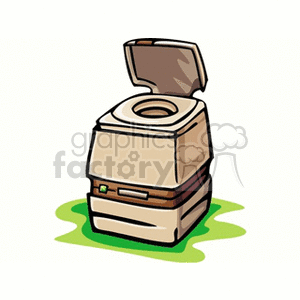 portable toilet clipart. Commercial use image # 163944