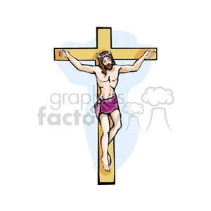 clipart - 12th Station of The Cross.