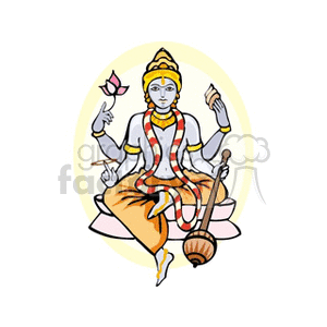 krishna clipart. Commercial use image # 164429