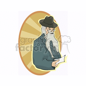 preacher2 clipart. Commercial use image # 164479