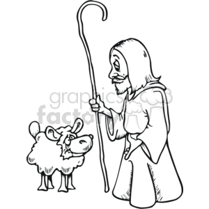  christian religion religious jesus sheperd lamb lambs lds   sheep Christian028_ssc_bw_ Clip Art Religion Christian 