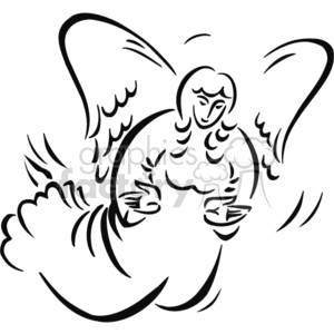  christian religion religious angel angels lds   Christian_ss_bw_151 Clip Art Religion Christian 