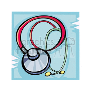 stethoscope animation. Royalty-free animation # 165412