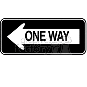 ONEWAY02 clipart. Commercial use image # 167262