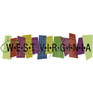 West Virginia Banner clipart. Royalty-free image # 167598