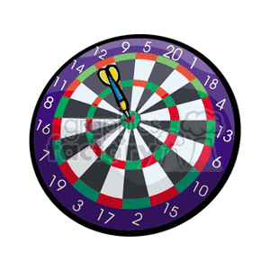   dart darts target targets board boards  darts3131.gif Clip Art Sports 