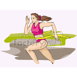 girl clipart. Commercial use icon # 168000