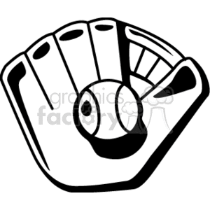 baseball glove clipart. Commercial use image # 168352