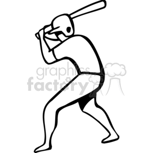 batter batters batting baseball bat bats player  BSS0134.gif Clip Art Sports Baseball 
