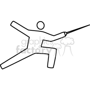 fencing705 clipart. Royalty-free image # 168859