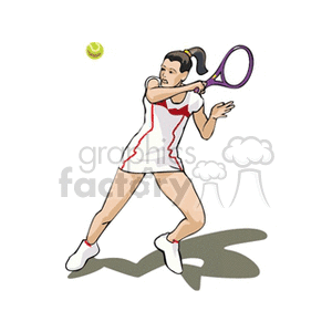 tennisplayer8 clipart. Royalty-free image # 170035