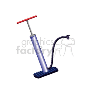 Bike tire pump clipart. Royalty-free image # 170296