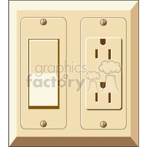 light switch and plug
