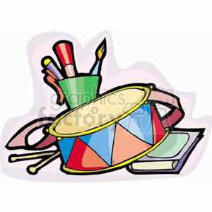 toysdrum clipart. Royalty-free image # 171549