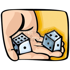   dice craps gamble gambling casino casinos  bone2.gif Clip Art Toys-Games Games 