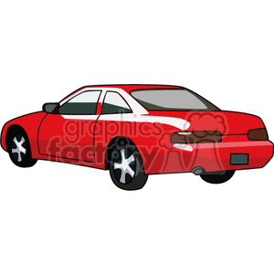 red cartoon car clipart. Royalty-free image # 171819