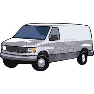   van vans truck trucks  BTG0106.gif Clip Art Transportation 