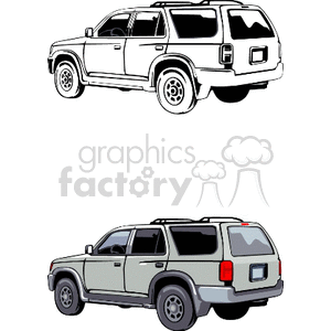 SUV clipart. Commercial use image # 172368