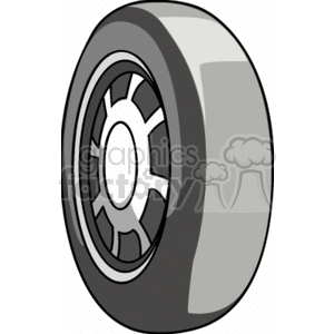   auto car parts tire tires wheel wheels  PTG0118.gif Clip Art Transportation Land 