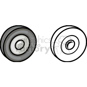   auto car parts tire tires wheel wheels  PTG0120.gif Clip Art Transportation Land 