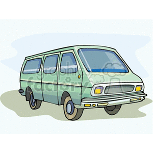   van vans truck trucks autos automobile automobiles  minibus.gif Clip Art Transportation Land 
